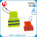 PVC high visibility safety reflective pendant